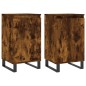 vidaXL Sideboards 2 Stk. Räuchereiche 40x35x70 cm Holzwerkstoff vidaXL Sideboards 2 Stk. Räuchereiche 40x35x70 cm Holzwerkstoff