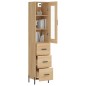 vidaXL Highboard Sonoma-Eiche 34,5x34x180 cm Holzwerkstoff vidaXL Highboard Sonoma-Eiche 34,5x34x180 cm Holzwerkstoff