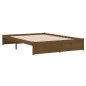 vidaXL Massivholzbett Honigbraun 140x190 cm vidaXL Massivholzbett Honigbraun 140x190 cm