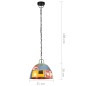 vidaXL Hängelampe Vintage Industriestil 25 W Mehrfarbig Rund 31 cm E27 vidaXL Hängelampe Vintage Industriestil 25 W Mehrfarbig Rund 31 cm E27