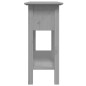 vidaXL Konsolentisch BODO Grau 90x34,5x73 cm Massivholz Kiefer vidaXL Konsolentisch BODO Grau 90x34,5x73 cm Massivholz Kiefer