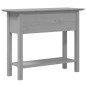 vidaXL Konsolentisch BODO Grau 90x34,5x73 cm Massivholz Kiefer vidaXL Konsolentisch BODO Grau 90x34,5x73 cm Massivholz Kiefer