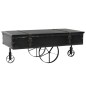Couchtisch MDF und Tannenholz 110 x 55 x 43 cm Couchtisch MDF und Tannenholz 110 x 55 x 43 cm