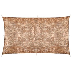 vidaXL Tarnnetz mit Aufbewahrungstasche 3x7 m Beige