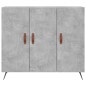 vidaXL Sideboard Betongrau 90x34x80 cm Holzwerkstoff