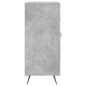 vidaXL Sideboard Betongrau 90x34x80 cm Holzwerkstoff