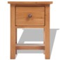 vidaXL Nachttisch 36x30x47 cm Massivholz Eiche vidaXL Nachttisch 36x30x47 cm Massivholz Eiche