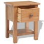 vidaXL Nachttisch 36x30x47 cm Massivholz Eiche vidaXL Nachttisch 36x30x47 cm Massivholz Eiche