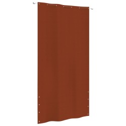 vidaXL Balkon-Sichtschutz Terrakottarot 140x240 cm Oxford-Gewebe