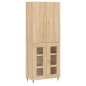 vidaXL Highboard Sonoma-Eiche 69,5x34x180 cm Holzwerkstoff vidaXL Highboard Sonoma-Eiche 69,5x34x180 cm Holzwerkstoff