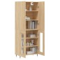 vidaXL Highboard Sonoma-Eiche 69,5x34x180 cm Holzwerkstoff vidaXL Highboard Sonoma-Eiche 69,5x34x180 cm Holzwerkstoff