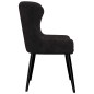 Esszimmerstühle 4 Stk. Schwarz Samt Esszimmerstühle 4 Stk. Schwarz Samt