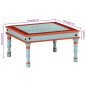 vidaXL Couchtisch Blau Handbemalt Massivholz Mango vidaXL Couchtisch Blau Handbemalt Massivholz Mango