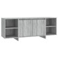 vidaXL TV-Schrank Grau Sonoma 130x35x50 cm Holzwerkstoff vidaXL TV-Schrank Grau Sonoma 130x35x50 cm Holzwerkstoff