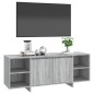 vidaXL TV-Schrank Grau Sonoma 130x35x50 cm Holzwerkstoff vidaXL TV-Schrank Grau Sonoma 130x35x50 cm Holzwerkstoff