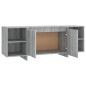 vidaXL TV-Schrank Grau Sonoma 130x35x50 cm Holzwerkstoff vidaXL TV-Schrank Grau Sonoma 130x35x50 cm Holzwerkstoff