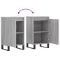 vidaXL Sideboards 2 Stk. Grau Sonoma 40x35x70 cm Holzwerkstoff vidaXL Sideboards 2 Stk. Grau Sonoma 40x35x70 cm Holzwerkstoff