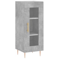 vidaXL Sideboard Betongrau 34,5x34x90 cm Holzwerkstoff
