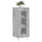 vidaXL Sideboard Betongrau 34,5x34x90 cm Holzwerkstoff vidaXL Sideboard Betongrau 34,5x34x90 cm Holzwerkstoff