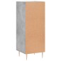 vidaXL Sideboard Betongrau 34,5x34x90 cm Holzwerkstoff vidaXL Sideboard Betongrau 34,5x34x90 cm Holzwerkstoff