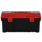 vidaXL 2-tlg. Werkzeugbox-Set Schwarz und Rot Polypropylen vidaXL 2-tlg. Werkzeugbox-Set Schwarz und Rot Polypropylen