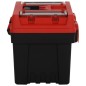 vidaXL 2-tlg. Werkzeugbox-Set Schwarz und Rot Polypropylen vidaXL 2-tlg. Werkzeugbox-Set Schwarz und Rot Polypropylen