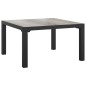 vidaXL 6-tlg. Garten-Lounge-Set Schwarz und Grau Poly Rattan vidaXL 6-tlg. Garten-Lounge-Set Schwarz und Grau Poly Rattan
