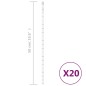 vidaXL LED Meteor-Lichter 20 Stk. 50 cm Mehrfarbig 720 LEDs vidaXL LED Meteor-Lichter 20 Stk. 50 cm Mehrfarbig 720 LEDs