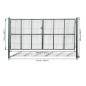 Gartentor Zauntor Gitterzaun Tor 415 x 225 cm / 400 x 175 cm Gartentor Zauntor Gitterzaun Tor 415 x 225 cm / 400 x 175 cm