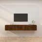 vidaXL TV-Wandschränke 3 Stk. Braun Eichen-Optik 80x34,5x40 cm vidaXL TV-Wandschränke 3 Stk. Braun Eichen-Optik 80x34,5x40 cm