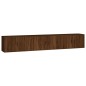 vidaXL TV-Wandschränke 3 Stk. Braun Eichen-Optik 80x34,5x40 cm vidaXL TV-Wandschränke 3 Stk. Braun Eichen-Optik 80x34,5x40 cm