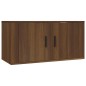 vidaXL TV-Wandschränke 3 Stk. Braun Eichen-Optik 80x34,5x40 cm vidaXL TV-Wandschränke 3 Stk. Braun Eichen-Optik 80x34,5x40 cm