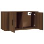 vidaXL TV-Wandschränke 3 Stk. Braun Eichen-Optik 80x34,5x40 cm vidaXL TV-Wandschränke 3 Stk. Braun Eichen-Optik 80x34,5x40 cm