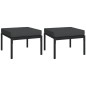 vidaXL 5-tlg. Garten-Lounge-Set mit Grauen Kissen Stahl vidaXL 5-tlg. Garten-Lounge-Set mit Grauen Kissen Stahl