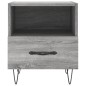 vidaXL Nachttische 2 Stk. Grau Sonoma 40x35x47,5 cm Holzwerkstoff