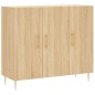 vidaXL Sideboard Sonoma-Eiche 90x34x80 cm Holzwerkstoff vidaXL Sideboard Sonoma-Eiche 90x34x80 cm Holzwerkstoff