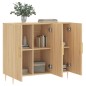 vidaXL Sideboard Sonoma-Eiche 90x34x80 cm Holzwerkstoff vidaXL Sideboard Sonoma-Eiche 90x34x80 cm Holzwerkstoff