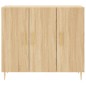 vidaXL Sideboard Sonoma-Eiche 90x34x80 cm Holzwerkstoff vidaXL Sideboard Sonoma-Eiche 90x34x80 cm Holzwerkstoff