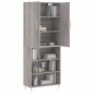 Highboard Grau Sonoma 69,5x34x180 cm Holzwerkstoff Highboard Grau Sonoma 69,5x34x180 cm Holzwerkstoff