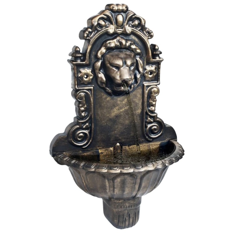 vidaXL Wandbrunnen Löwenkopf Design Bronze vidaXL Wandbrunnen Löwenkopf Design Bronze