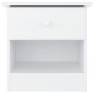 vidaXL Nachttisch ALTA Weiß 43x35x40,5 cm Massivholz Kiefer vidaXL Nachttisch ALTA Weiß 43x35x40,5 cm Massivholz Kiefer