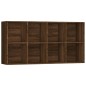 vidaXL Bücherregal/Sideboard Braun Eiche 66×30×130 cm Holzwerkstoff vidaXL Bücherregal/Sideboard Braun Eiche 66×30×130 cm Holzwerkstoff