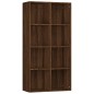 vidaXL Bücherregal/Sideboard Braun Eiche 66×30×130 cm Holzwerkstoff vidaXL Bücherregal/Sideboard Braun Eiche 66×30×130 cm Holzwerkstoff
