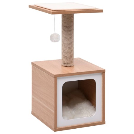 vidaXL Katzen-Kratzbaum mit Sisal-Kratzmatte 62 cm