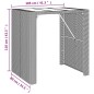 vidaXL 5-tlg. Gartenbar-Set Grau Poly Rattan & Massivholz Akazie vidaXL 5-tlg. Gartenbar-Set Grau Poly Rattan & Massivholz Akazie