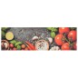 vidaXL Küchenteppich Waschbar Gemüse 45x150 cm Samt vidaXL Küchenteppich Waschbar Gemüse 45x150 cm Samt