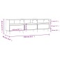 vidaXL TV-Schrank Sonoma-Eiche 150x30x44,5 cm Holzwerkstoff vidaXL TV-Schrank Sonoma-Eiche 150x30x44,5 cm Holzwerkstoff