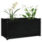 vidaXL Pflanzkübel Schwarz 100x50x50 cm Massivholz Kiefer vidaXL Pflanzkübel Schwarz 100x50x50 cm Massivholz Kiefer