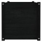 vidaXL Pflanzkübel Schwarz 100x50x50 cm Massivholz Kiefer vidaXL Pflanzkübel Schwarz 100x50x50 cm Massivholz Kiefer