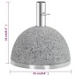 Esschert Design Sonnenschirmständer 11,5 kg 25x25x24 cm Grau PV11 Esschert Design Sonnenschirmständer 11,5 kg 25x25x24 cm Grau PV11